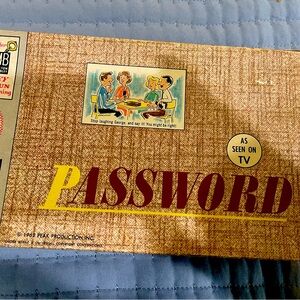 Vintage Password Game